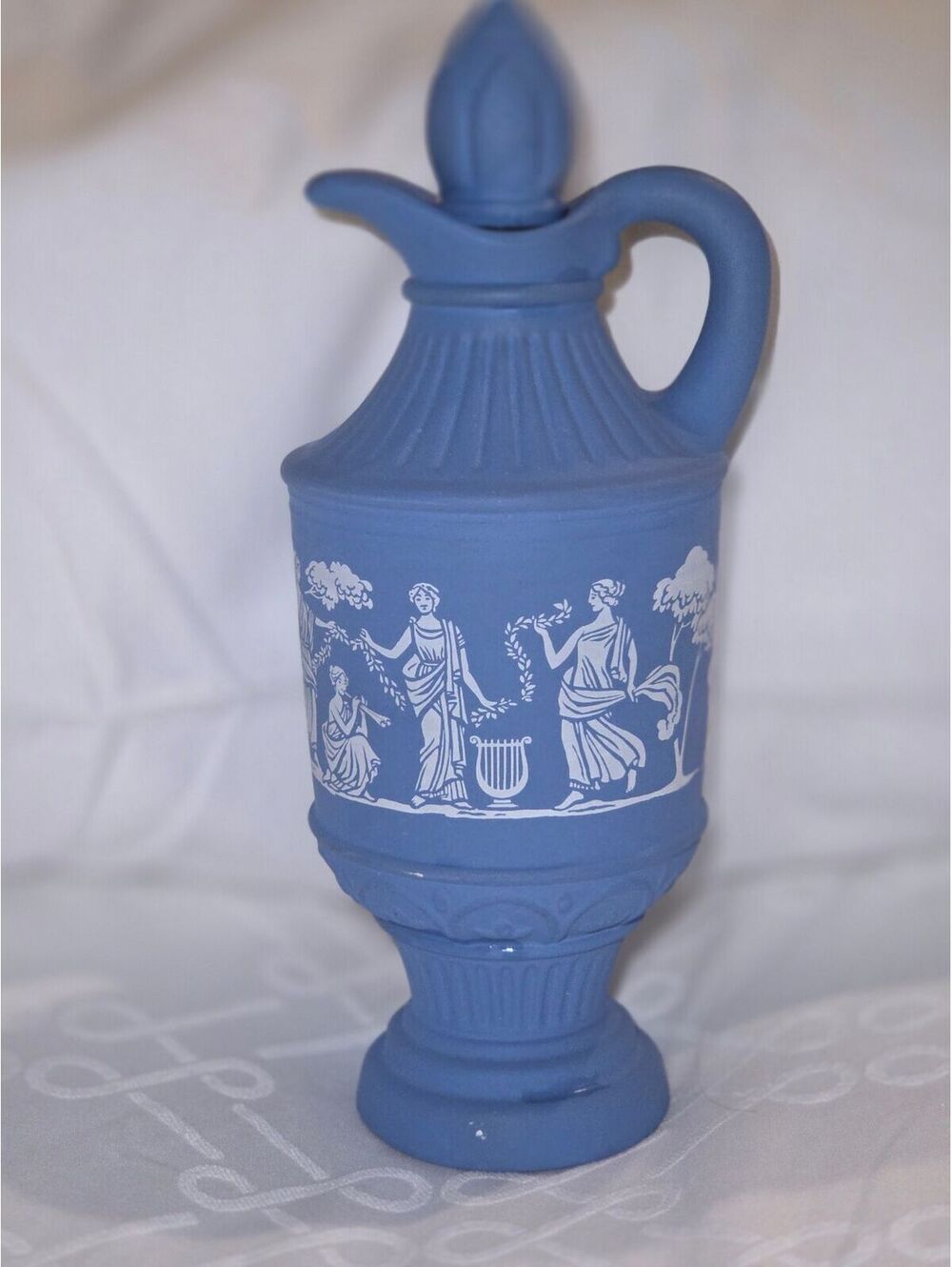 Avon blue bottle with stopper